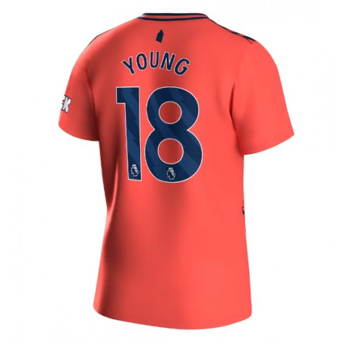 Pánský Fotbalový dres Everton Ashley Young #18 2023-24 Venkovní Krátký Rukáv